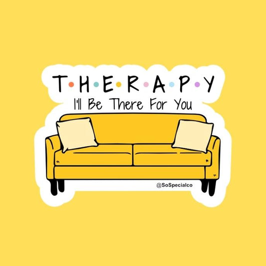 Therapy Couch Sticker