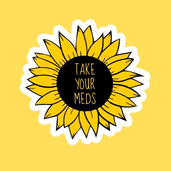 Sunflower Sticker