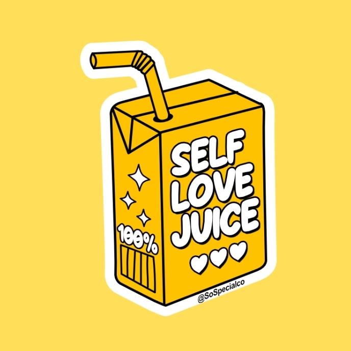 Self Love Juice Sticker